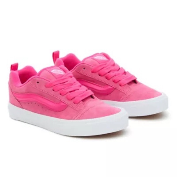 Vans Knu Skool Skate Shoe - Pink Glow - Picture 4 of 9